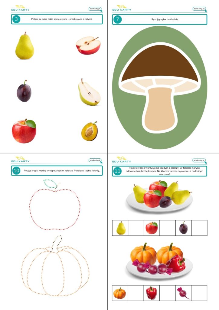 jesienny pakiet kart pracy podgląd 1