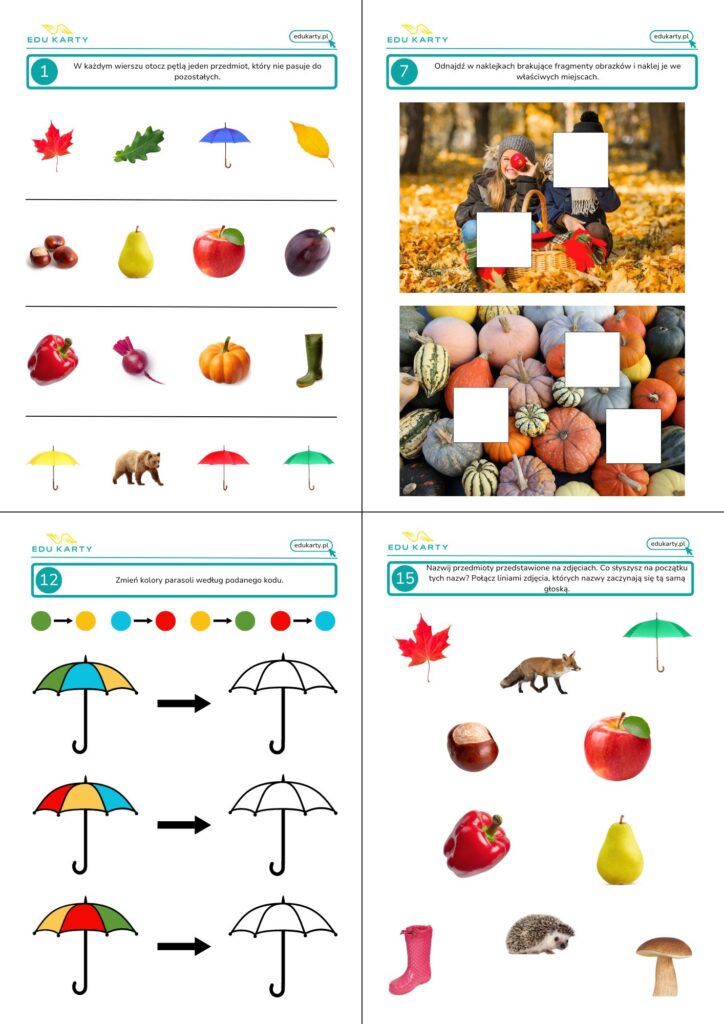 jesienny pakiet kart pracy podgląd 6