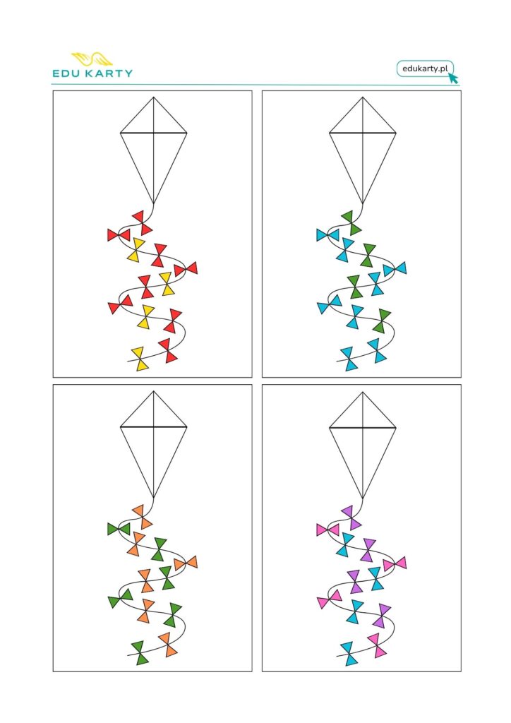kodowanie latawiec szablon 2
