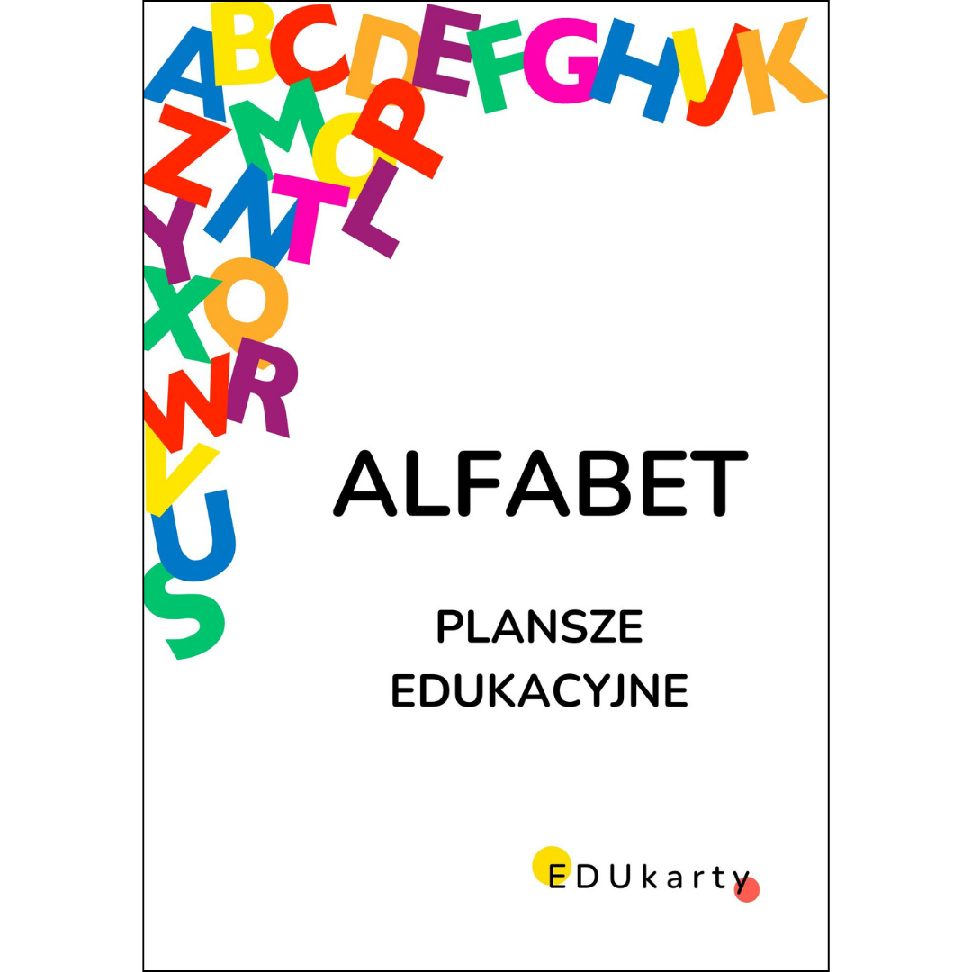 Alfabet plansze edukacyjne
