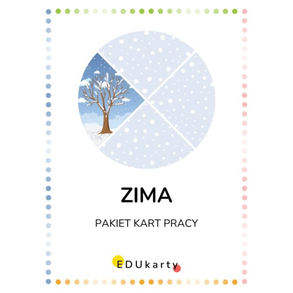 zimowe karty pracy do druku
